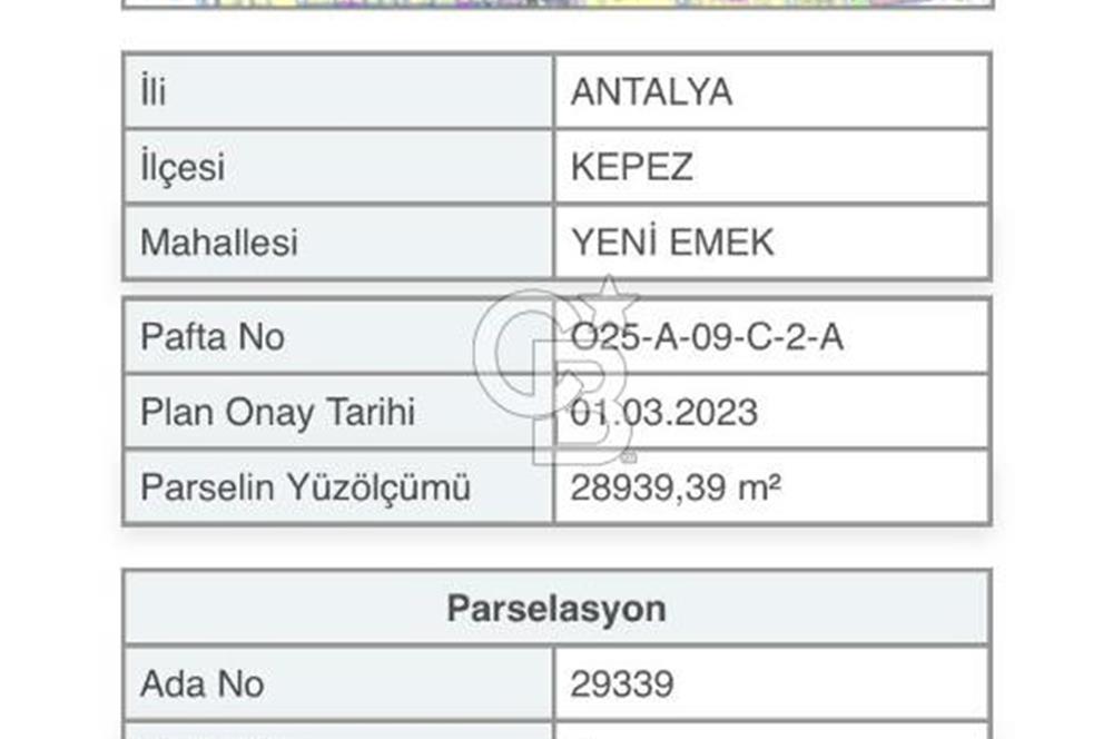 ANTALYA Kepez Yeni Emek mahallesi arsa