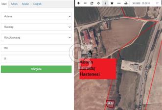 KARATAŞ HASTANEYE YAKIN KONUM 935M2 MÜSTAKİL TAPULU SATILIKARAZİ
