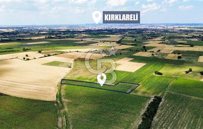 KIRKLARELİ KARACAİBRAHİMDE 5546 m² YOLA 34 M CEPHE SATILIK TARLA