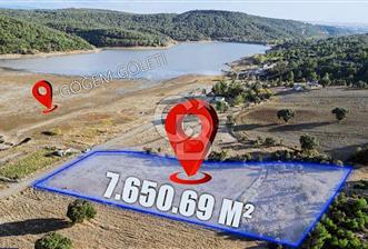 CB OPİA'DAN YATIRIMA UYGUN 7650M² TARLA - GÖĞEM GÖLETİ MANZARALI 
