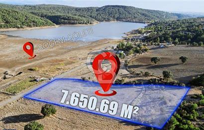 CB OPİA'DAN YATIRIMA UYGUN 7650M² TARLA - GÖĞEM GÖLETİ MANZARALI 