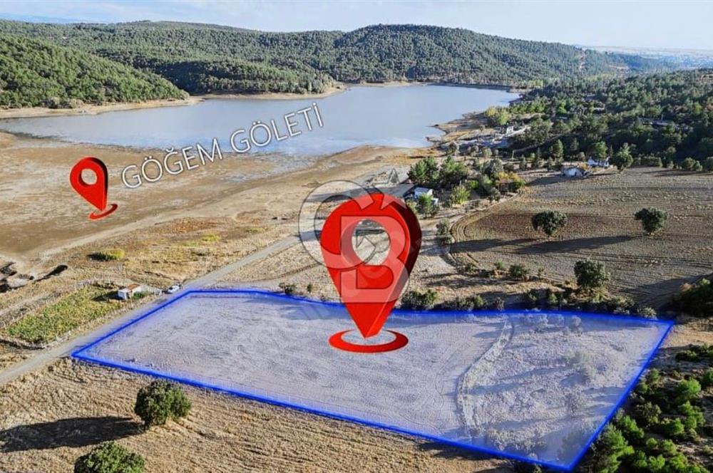 CB OPİA'DAN YATIRIMA UYGUN 7650M² TARLA - GÖĞEM GÖLETİ MANZARALI 