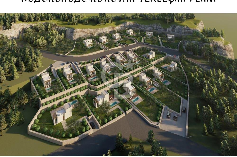 Bodrum Yalıkavak 2+1 Müstakil havuzlu 400m2 Bahçe payı Fırsat proje