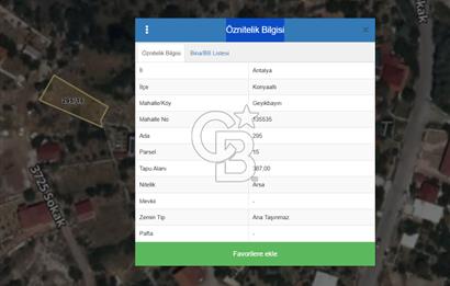 Feslikan Yaylası'nda Konumu Ayrıcalıklı 387 m2 İmarlı Arsa !