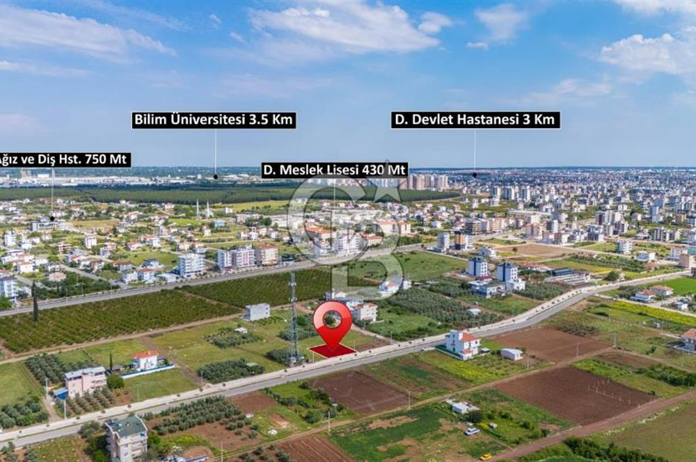 Döşemealtı Yeniköy Kırkgöz Cadde Üzeri Ticari+Konut İmarlı Arsa