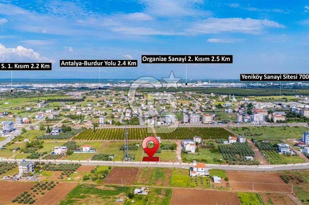 Döşemealtı Yeniköy Kırkgöz Cadde Üzeri Ticari+Konut İmarlı Arsa