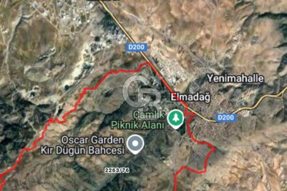ELMADAĞ KARGALI MEVKİİ'NDE 3393 M2 ASFALT YOLA 10 M.MESAFEDE