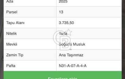 BURDUR BUCAK ANA YOLA CEPHE SATILIK KUPON ARSA