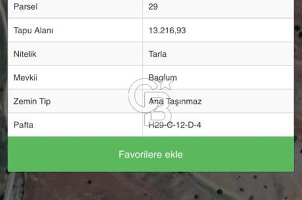 KEÇİÖREN'DE BAĞLUM MAHALLESİNDE SATILIK ARSA