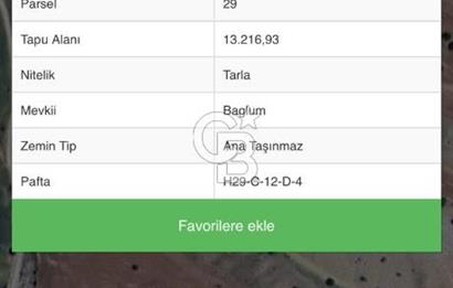 KEÇİÖREN'DE BAĞLUM MAHALLESİNDE SATILIK ARSA