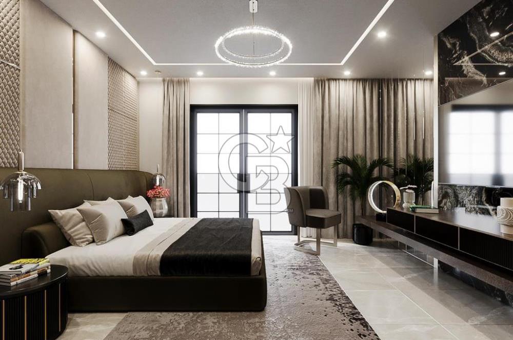 ALANYA İNCEKUM 5 YILDIZLI OTEL KONSEPTİNDE PROJEMİZDEN 1+1 DAİRE