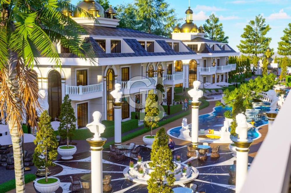 ALANYA İNCEKUM 5 YILDIZLI OTEL KONSEPTİNDE PROJEMİZDEN 1+1 DAİRE