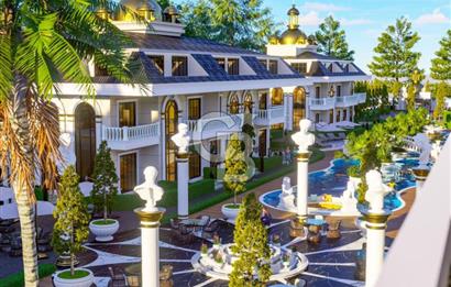ALANYA İNCEKUM 5 YILDIZLI OTEL KONSEPTİNDE PROJEMİZDEN 1+1 DAİRE