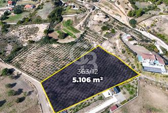 DATÇA KIZLAN'DA DOĞA VE DENİZ MANZARALI 5106m2 SATILIK TARLA