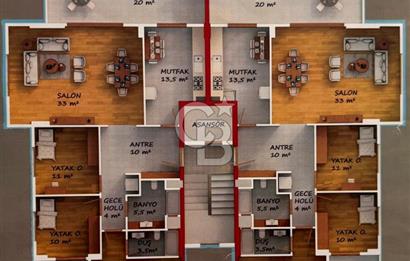 TRABZON SOĞUKSU'DA ARSA PAYI YÜKSEK, FULL MANZARA SATILIK DAİRE