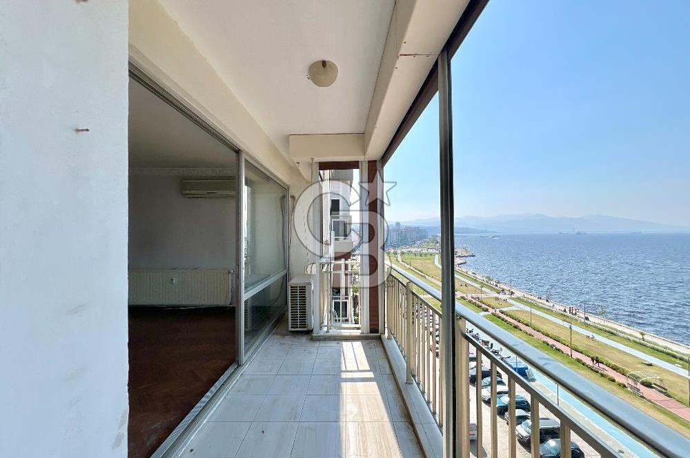 ALSANCAK 1. KORDON SATILIK DENİZ MANZARALI 3+1 ÇİFT CEPHE DAİRE