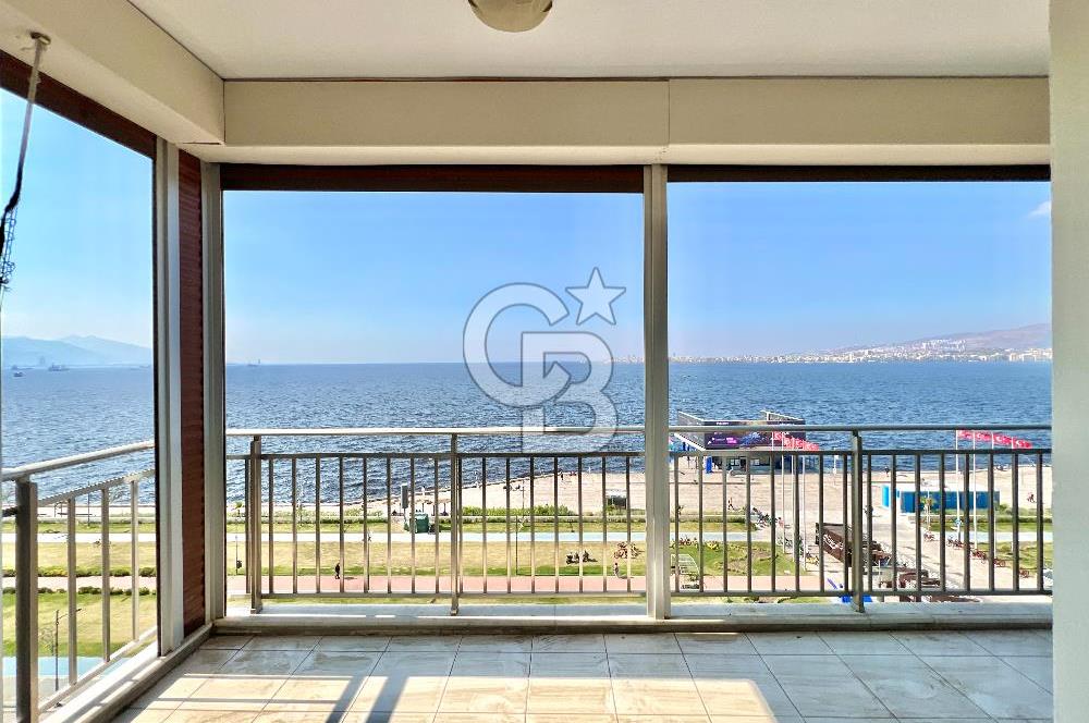 ALSANCAK 1. KORDON SATILIK DENİZ MANZARALI 3+1 ÇİFT CEPHE DAİRE