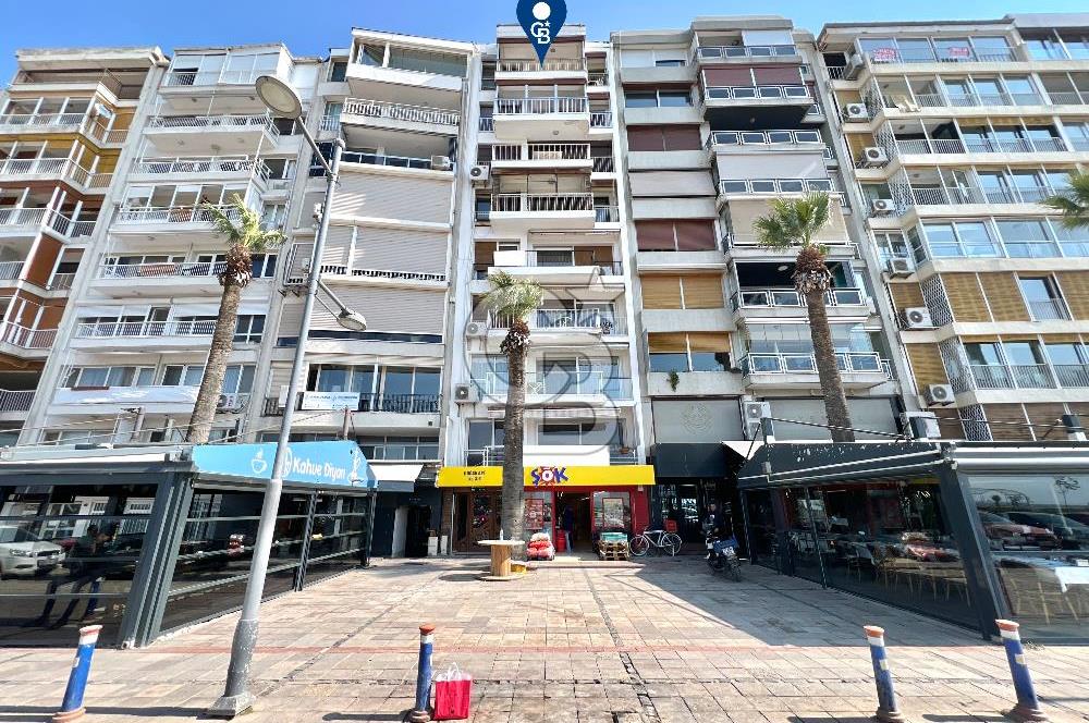 ALSANCAK 1. KORDON SATILIK DENİZ MANZARALI 3+1 ÇİFT CEPHE DAİRE