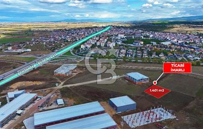 Çanakkale Biga İstiklal Mah Ticari İmarlı Satılık 1401m2 Arsa !
