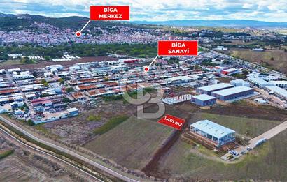 Çanakkale Biga İstiklal Mah Ticari İmarlı Satılık 1401m2 Arsa !