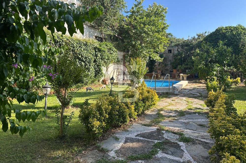 Büyükada da 1579 m2 Havuzlu Çam ve Deniz Manzaralı Satılık 6+1 Villa 