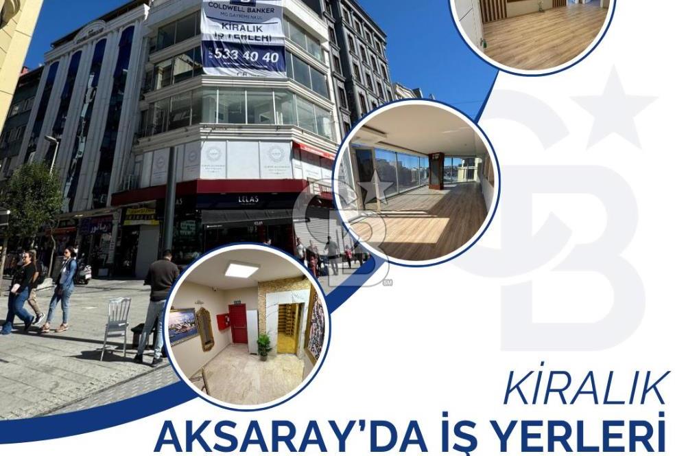 KİRALIK 2 KATLI DÜKKAN & MAĞAZA - LALELİ'DE AKSARAY TRAMVAY DURAĞININ HEMEN YANINDA