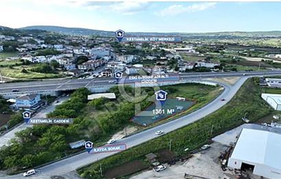 SATILIK 1301M² CADDE CEPHELİ TEK TAPU ARSA