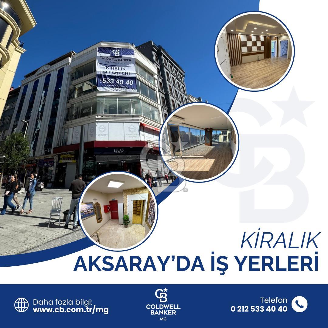 KİRALIK OFİS KATLARI - 4'Ü BİRLİKTE - LALELİ'DE AKSARAY TRAMVAY DURAĞININ HEMEN YANINDA