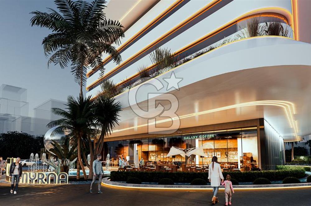 İzmir İnci Smyrna’da Deniz Manzaralı 1+1 Satılık Daire 