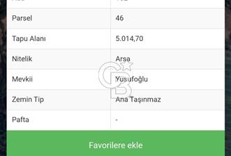 BAYRAMİÇ,BEZİRGANLAR KÖYÜNDE ,TAKASA, KAT KARŞILIĞINA AÇIK ARSA!