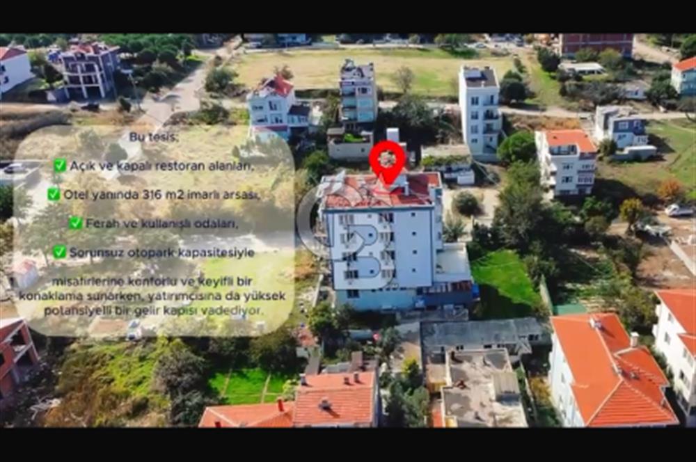 ÇANAKKALE ECEABATTA OTEL VE YANINDA 316 M2 İMARLI ARSA FIRSATI!