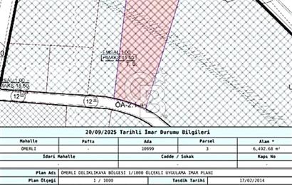 SATILIK DELİKLİKAYA BÖLGESİNDE 3970 M² 1.0 EMSAL ARSA