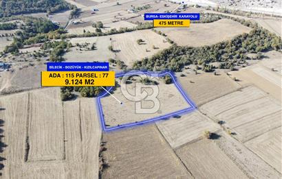 CB ELEGANCE DEN KIZILCAPINAR KÖYÜNDE SATILIK TARLA - 9.124 M2