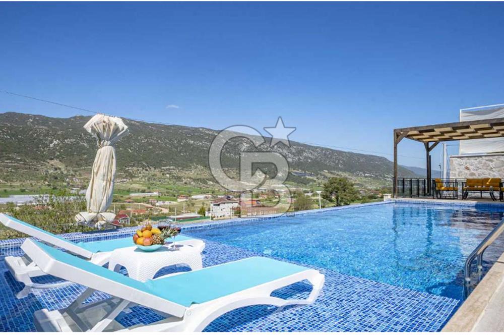 CB GİZDEN KAŞ SARIBELEN MAHALLESİNDE SATILIK İKİ ADET 3+1 VİLLA