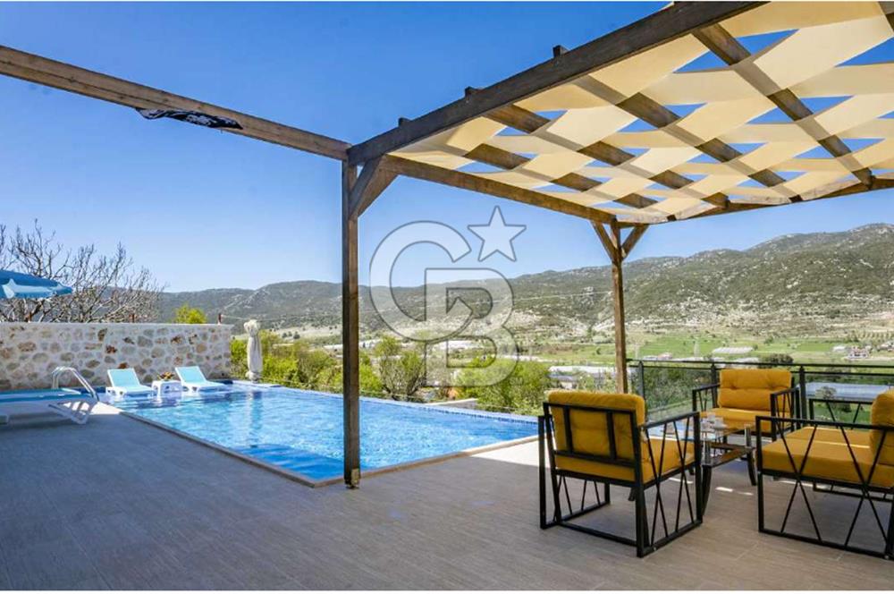 CB GİZDEN KAŞ SARIBELEN MAHALLESİNDE SATILIK İKİ ADET 3+1 VİLLA