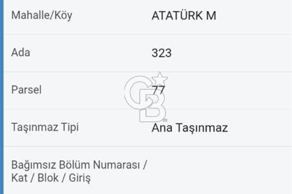 Erdek Atatürk Mahallesinde Satılık Tek Tapu Tarla 