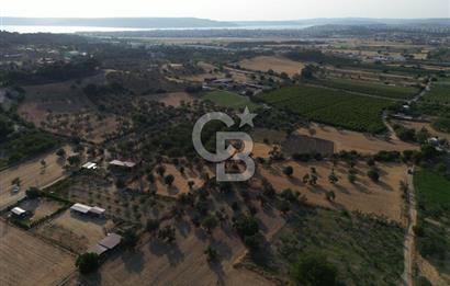ÇANAKKALE,MERKEZ,SARICAELİ KÖYÜNDE ÇİFT YOLA CEPHE SATILIK TARLA