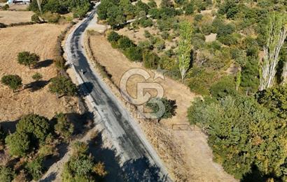 ÇANAKKALE, AYVACIK, KÜÇÜKHUSUN KÖYÜNDE ASFALTA CEPHE TARLA
