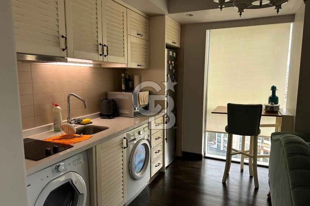 Vazo Kule Satılık 1 + 1 Özel Tasarım Eşyalı Recidance Daire