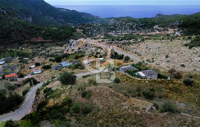 Fethiye Kirme'de Deniz Manzaralı Yatırımlık Tarla