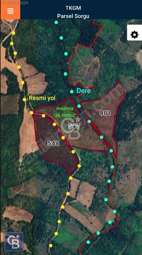 ÇANAKKALE/ÇAN'DA "36.000M2"ARAZİ FIRSAT FİYATA...