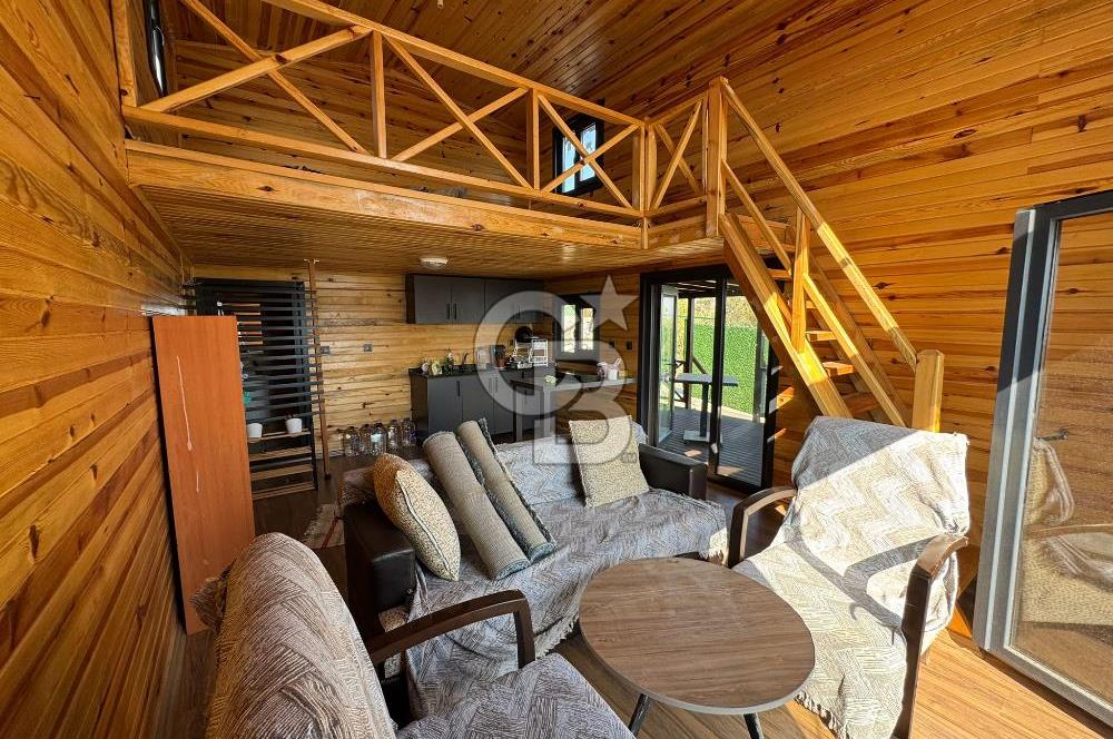 CB BLACK'TAN İSMETİYE'DE ÇİM ÇİT ÇEVRİLİ SATILIK BUNGALOV