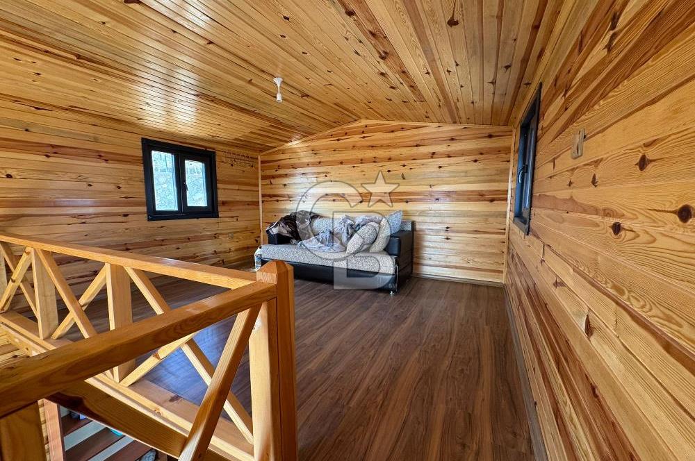 CB BLACK'TAN İSMETİYE'DE ÇİM ÇİT ÇEVRİLİ SATILIK BUNGALOV