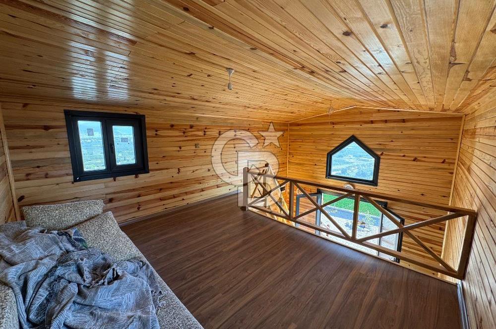 CB BLACK'TAN İSMETİYE'DE ÇİM ÇİT ÇEVRİLİ SATILIK BUNGALOV