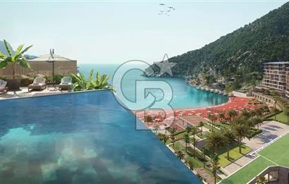 SİNPAŞ KIZILBÜK MARMARİS YAZ DÖNEMİ SATILIK DENİZ MANZARALI  DEVREMÜLK 
