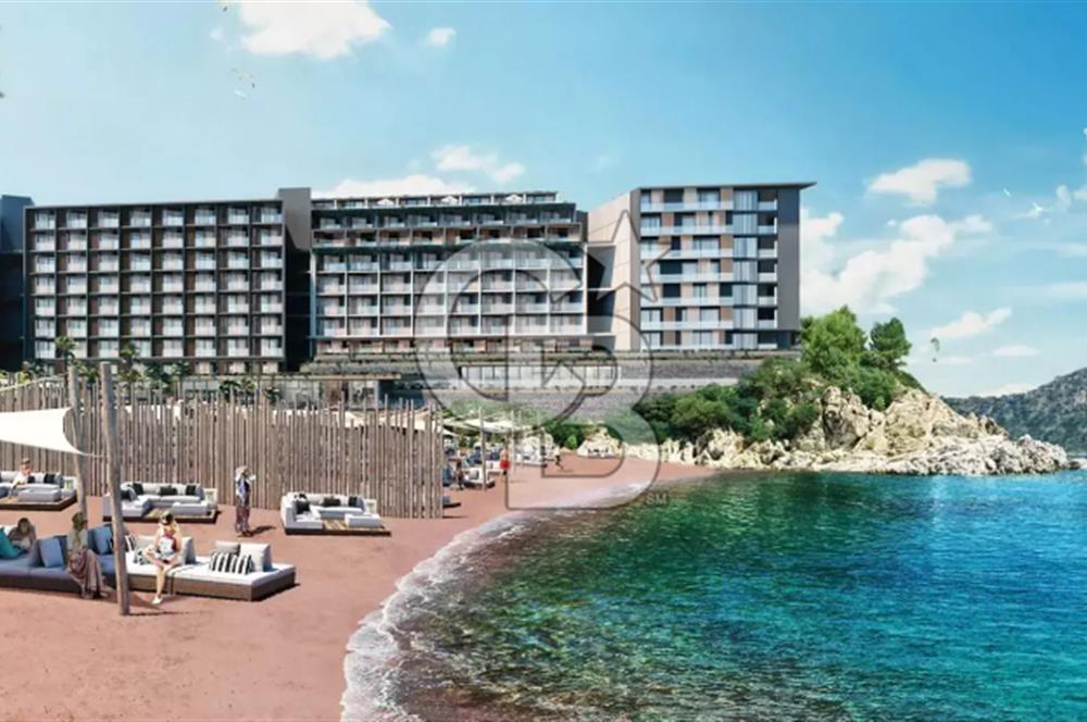 SİNPAŞ KIZILBÜK MARMARİS YAZ DÖNEMİ SATILIK DENİZ MANZARALI  DEVREMÜLK 