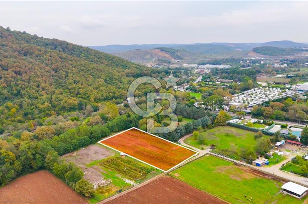 Beykoz Cumhuriyet'te Satılık 6272 m2 Resmi Yol Cepheli Arazi