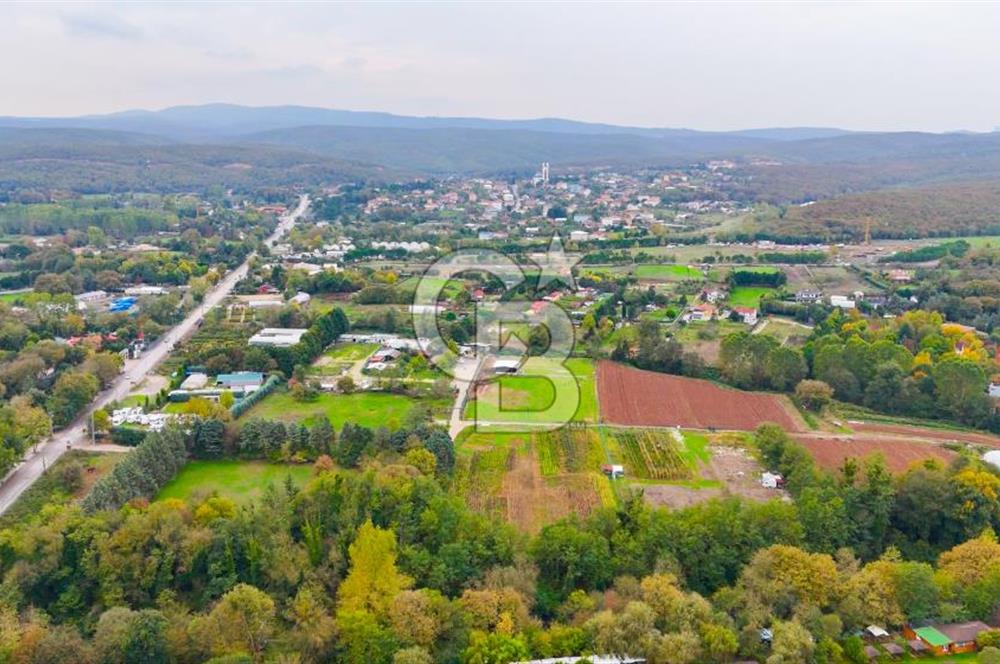 Beykoz Cumhuriyet'te Satılık 6272 m2 Resmi Yol Cepheli Arazi