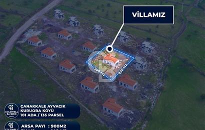 ÇANAKKALE AYVACIK ASSOS KURUOBA KÖYÜNDE 3+1 SATILIK MODERN VİLLA