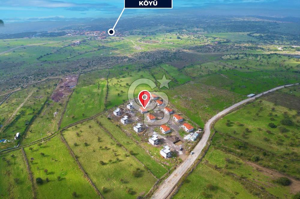 ÇANAKKALE AYVACIK ASSOS KURUOBA KÖYÜNDE 3+1 SATILIK MODERN VİLLA